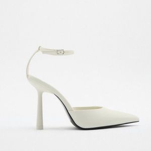 Zara White Heels